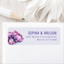 Search for lavender flower return address labels Minimalist