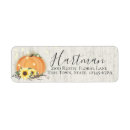 Search for fall harvest return address labels Wood