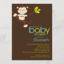 Search for monkey baby boy shower invitations Safari