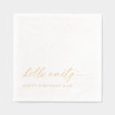 Search for 90th birthday napkins Minimalist