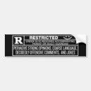 Search for rated bumper stickers Humour