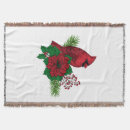 Search for red cardinal bird blankets Tree