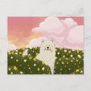 Search for dog and flowers postcards Cute