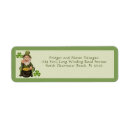 Search for leprechauns return address labels Cute