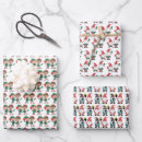 Search for elves wrapping paper Christmas gnomes