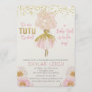 Search for ballet baby shower invitations Ballerina