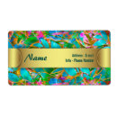 Search for abstract floral labels Colourful
