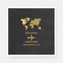 Search for world map napkins Boarding pass