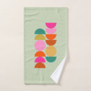 Search for modern geometric bath towels Boho