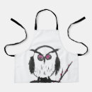Search for bird drawing aprons Japan