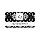 Search for monogram o return address labels Initial