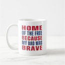 Search for home of the free mugs Military