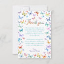 Search for baby shower butterfly thank you cards Gold glitter