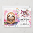 Search for sloth baby shower invitations Safari