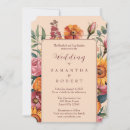 Search for gold border wedding invitations Boho