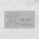 Search for pi business cards Mathematics