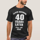 Search for 40th class reunion tshirts Still