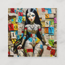 Search for doll business cards Cute