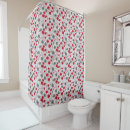 Search for wildflower shower curtains Red