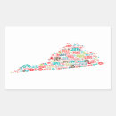 Search for peace rectangle stickers Typography