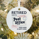 Search for post office christmas tree decorations Postal worker