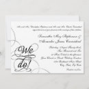 Search for swirly wedding invitations White