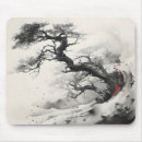 Search for abstract tree mouse mats Black