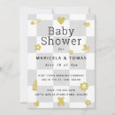 Search for yellow and grey baby shower invitations Gender neutral