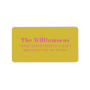 Search for large return address labels Bold