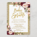 Search for glam baby shower invitations Elegant