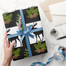 Search for pine tree wrapping paper Black and white