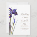 Search for iris invitations Watercolor