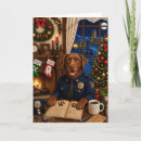 Search for police christmas cards Dog