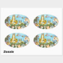 Search for cattle oval stickers Cute