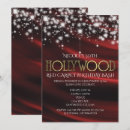 Search for elegant red and gold birthday invitations Glitter