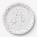 Search for baby sprinkle paper plates Gender neutral