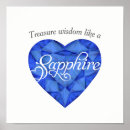 Search for wisdom posters Blue