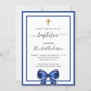 Search for royal blue christening invitations Modern