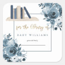 Search for boy baby shower bookplates Blue