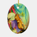 Search for instruments christmas tree decorations Watercolor