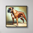 Search for boxer dog canvas prints Animal