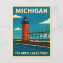 Search for michigan lighthouse postcards Americana
