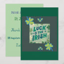 Search for luck invitations Irish
