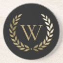 Search for shiny coasters Black and gold