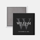 Search for ornate initials magnets For him