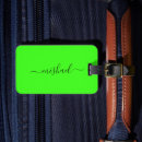 Search for neon luggage tags Bright
