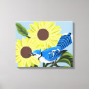 Search for blue sunflower canvas prints Floral