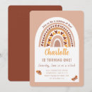 Search for boho rainbow 1st birthday invitations Pink