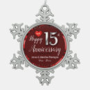 Search for 15th wedding anniversary christmas tree decorations Modern