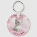 Search for pink text key rings For kids